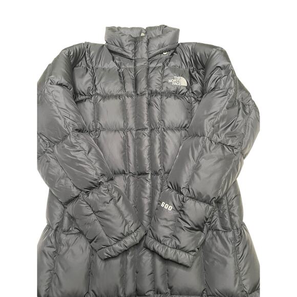 The North Face Women’s Long Black Down 600 Fill Puffer Jacket / Winter Coat - M - Picture 2 of 9